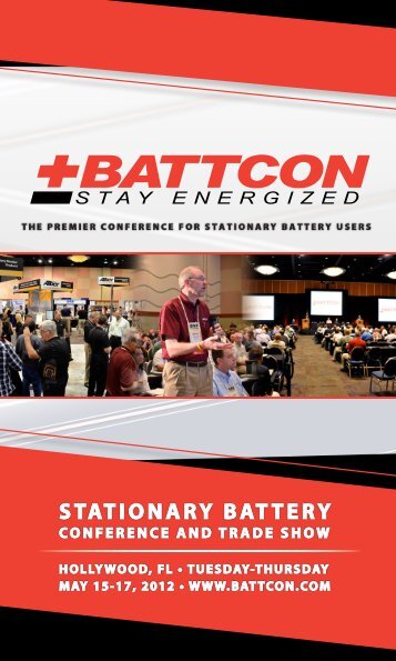 conference and trade show - Battcon International Battery Conference