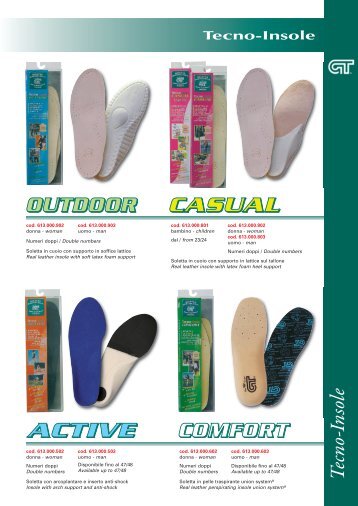 Tecno-Insole - Tradigo Giovanni srl