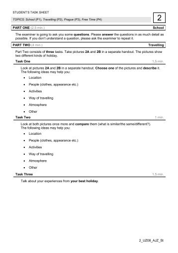 The examiner is going to ask you some questions. Please answer ...
