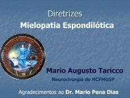 Diretrizes: Mielopatia EspondilÃ³tica