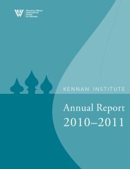 Annual Report - Woodrow Wilson International Center for Scholars