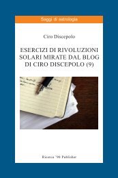 Esercizi di Rivoluzioni Solari Mirate dal blog di Ciro ... - cirodiscepolo.it