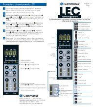 Procedura di avviamento LEC - Gammaflux