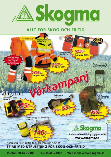 Ladda hem vÃƒÂ¥r kampanjkatalog - Skogma