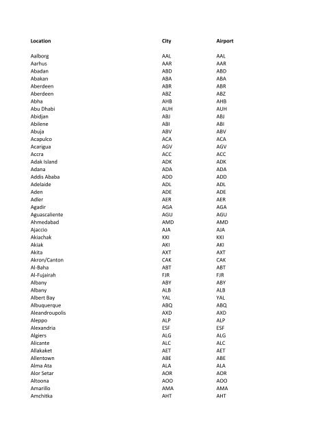 IATA-codes pdf, 30 Pages, 103.1 KB