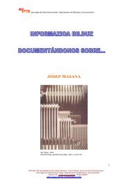 JOSEP MASANA - Biblioteca Centro de DocumentaciÃ³n - Artium