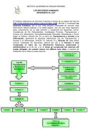 Recursos Humanos - Instituto Jalisciense de Ciencias Forenses