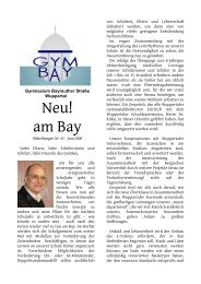 Neu! am Bay - Gymnasium Bayreuther Straße Wuppertal