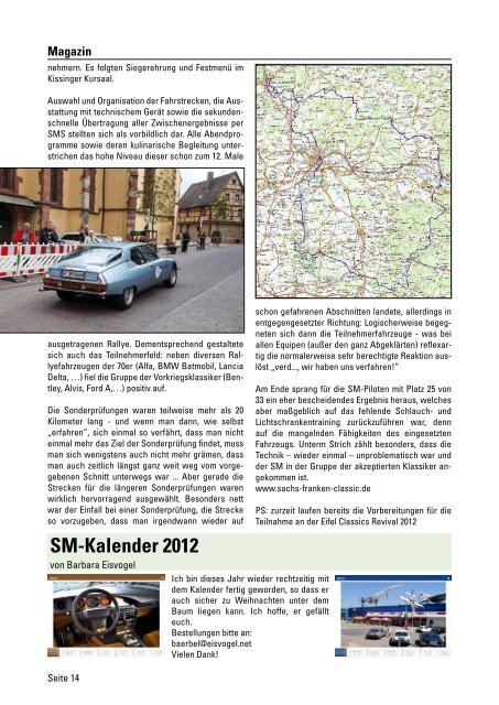 Magazin - Citroen-SM-Club Deutschland e.V.