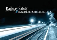 ANNUAL REPORT 2005/2006 - Railway Safety Regulator