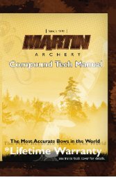 TABLE OF CONTENTS - Martin Archery