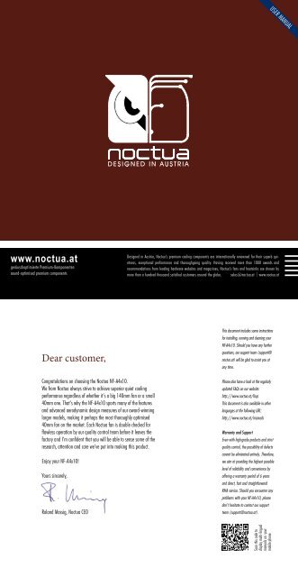 Noctua NF-A4x10 FLX (EN) - Noctua.at