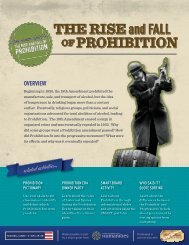 Prohibition Essay - American Spirits: The Rise and Fall of Prohibition ...