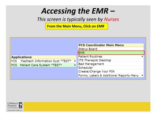 Meditech Scanning & Archiving - Children's Hospital Central California