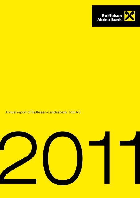 Annual report of Raiffeisen-Landesbank Tirol AG