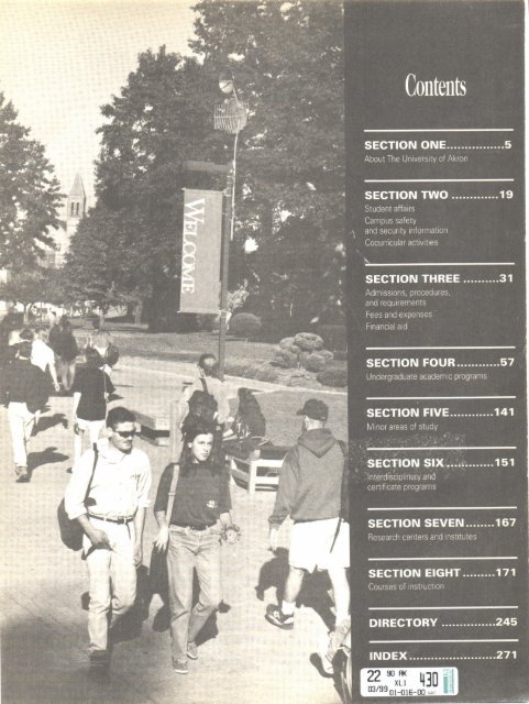 Calendar 1995-96 - The University of Akron