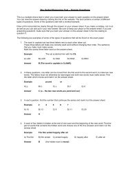 The Verbal Reasoning Test â Sample Questions - Sutton Grammar ...