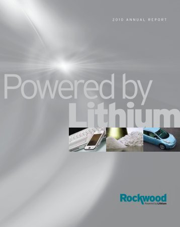 Rockwood Annual Report 2010 - Rockwood Holdings, Inc.