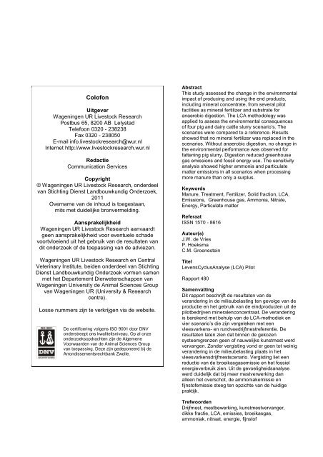 Vries et al 2011. LCA Pilots Mineralenconcentraten Final (3)x