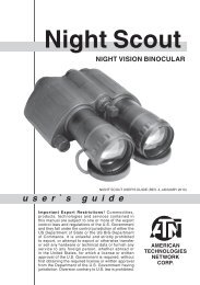 User Guide - ATN night vision