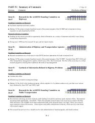 PART IV: Summary of Comments - SCOR/RAC