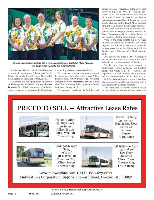 Download - Busline Magazine - Roberts Hawaii