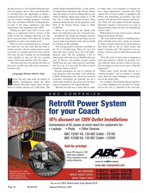 Download - Busline Magazine - Roberts Hawaii