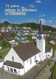 Pfarreischrift - Pfarrei Geuensee