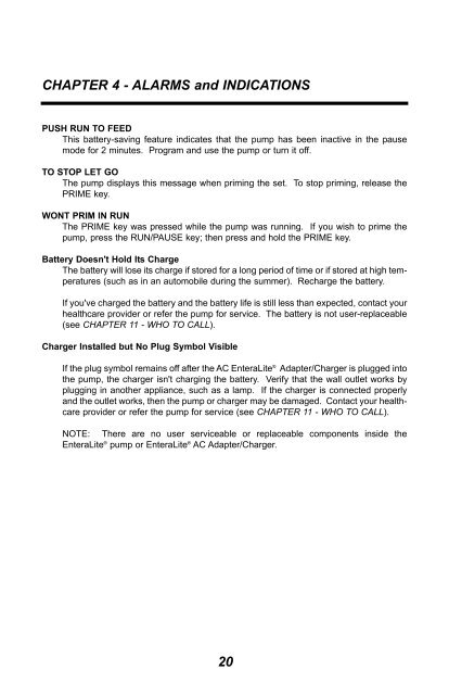 EnteraLite Operator's Manual - Moog Inc