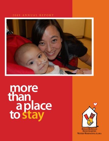 2009 - 2 0 0 9 annualreport - Ronald McDonald House