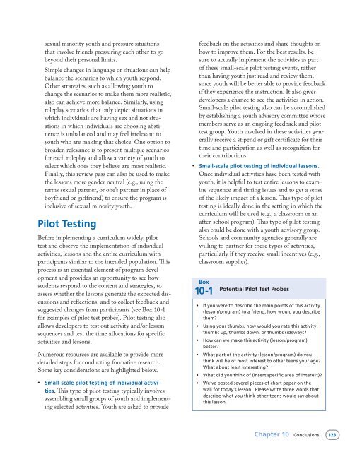 Reducing Adolescent Sexual Risk: A Theoretical - ETR Associates