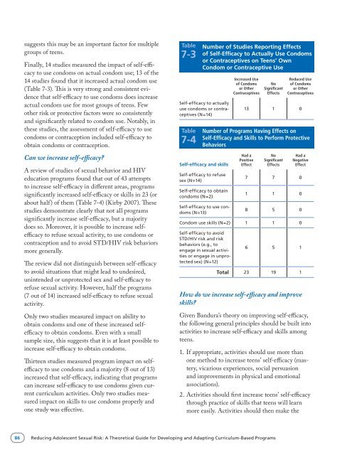 Reducing Adolescent Sexual Risk: A Theoretical - ETR Associates