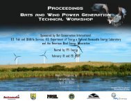 Proceedings of the 2004 Bats and Wind Power Generation ...