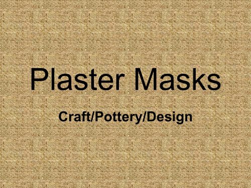 Plaster Masks.pdf