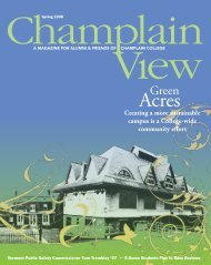 Download the Spring 2008 print edition - Champlain College