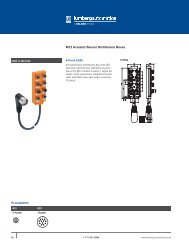 M12 Actuator/Sensor Distribution Boxes - Lumberg Automation