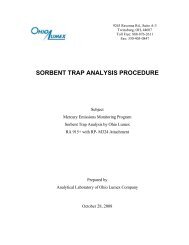 SORBENT TRAP ANALYSIS PROCEDURE - Ohio Lumex Co.