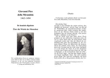 Giovanni Pico della Mirandola 1463-1494 - Twoday