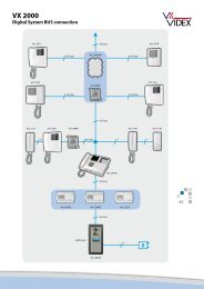 Videx VX2000 - Digital System (2 wire) BUS ... - Door Entry Direct