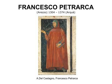 Petrarca, opere