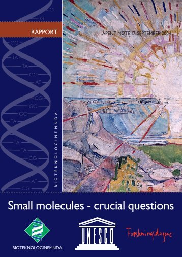 Small molecules crucial questions - Bioteknologinemnda