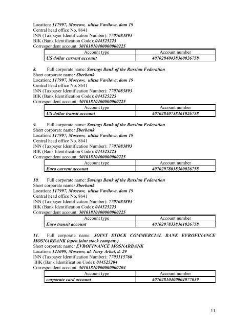 SECURITIES PROSPECTUS