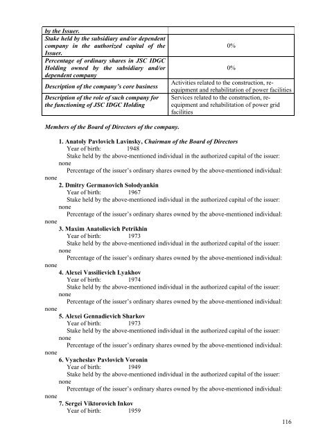 SECURITIES PROSPECTUS