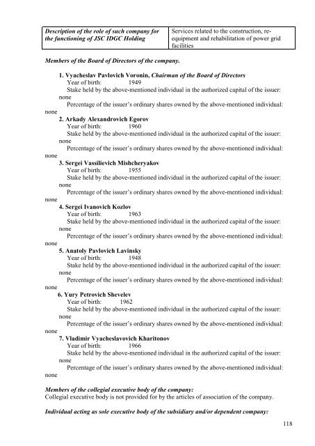 SECURITIES PROSPECTUS