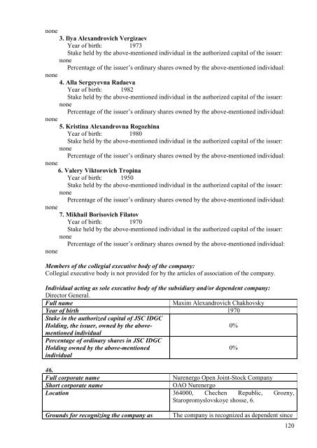 SECURITIES PROSPECTUS