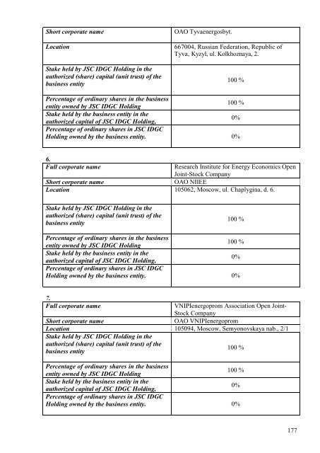 SECURITIES PROSPECTUS