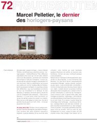 Marcel Pelletier, le dernier des horlogers-paysans - Watch Around