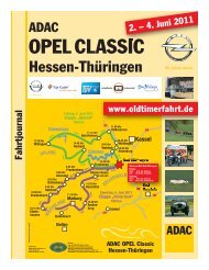 OPEL CLASSIC - ADAC Oldtimerfahrt Hessen-Thüringen