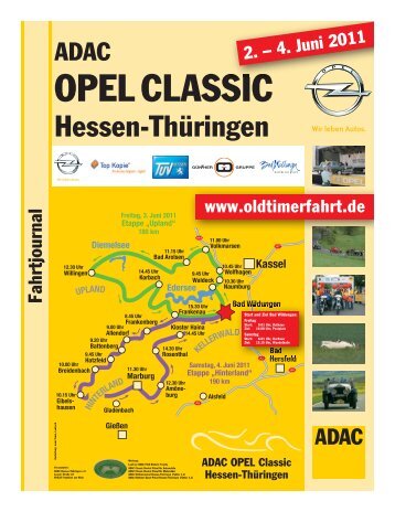 OPEL CLASSIC - ADAC Oldtimerfahrt Hessen-Thüringen