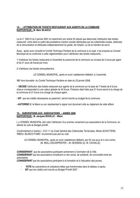 VU le dossier de consultation des entreprises établi - Ville de Saint ...